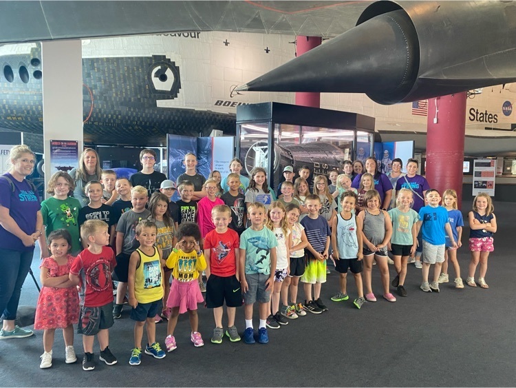 group of kids at Cosmosphere 